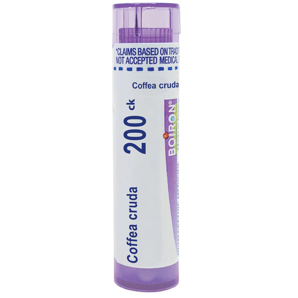 Boiron Coffea Cruda 200CK for Targeted Relief of Sleeplessness with Mental Hyperactivity -- 80 Pellets