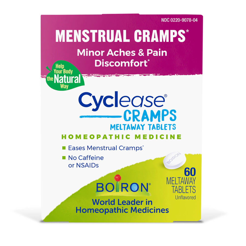 Boiron Cyclease Cramp Tablets Menstrual Cramps-Discomfort-Aches-Cramps -- 60 Tablets