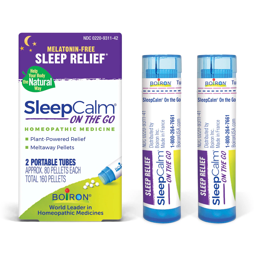 Boiron SleepCalm On the Go-Melatonin-Free Sleep Relief -- 160 Pellets