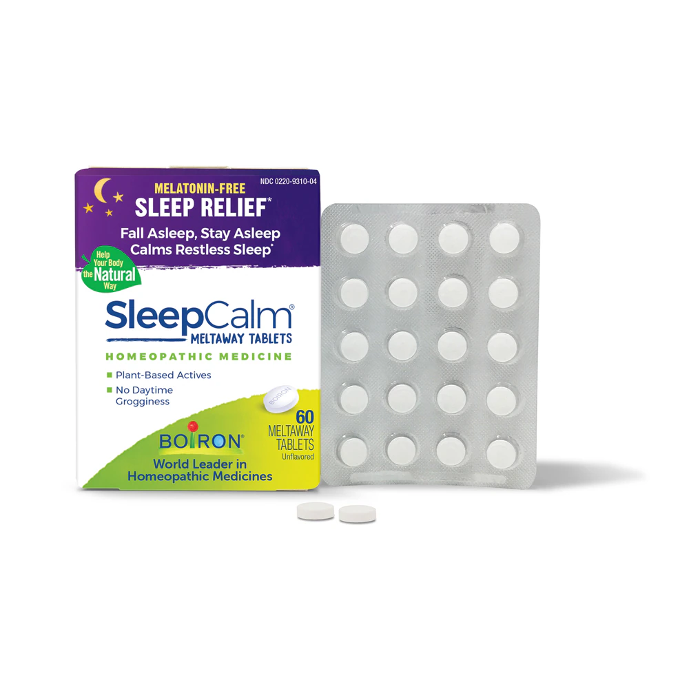 Boiron SleepCalm Tablets Sleep Relief - Fall Asleep-Stay Asleep-Calms Restless Sleep Unflavored -- 60 Tablets