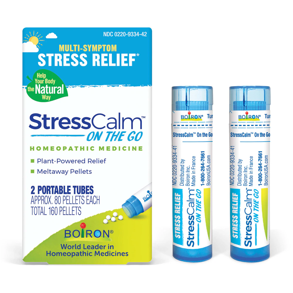 Boiron StressCalm On the Go - Multi-Symptom Stress Relief -- 160 Pellets