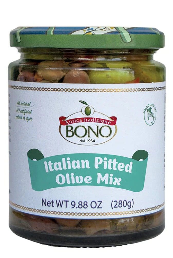 Bono All Natural Pitted Olive Mix Italian -- 9.88 oz