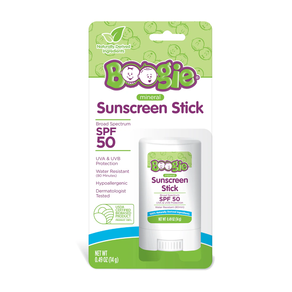 Boogie Baby & Kids Sunscreen Stick Mineral SPF 50 -- 0.49 oz