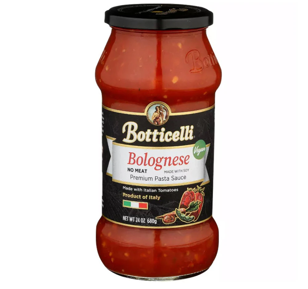 Botticelli Premium Pasta Sauce Vegan Bolognese -- 24 oz