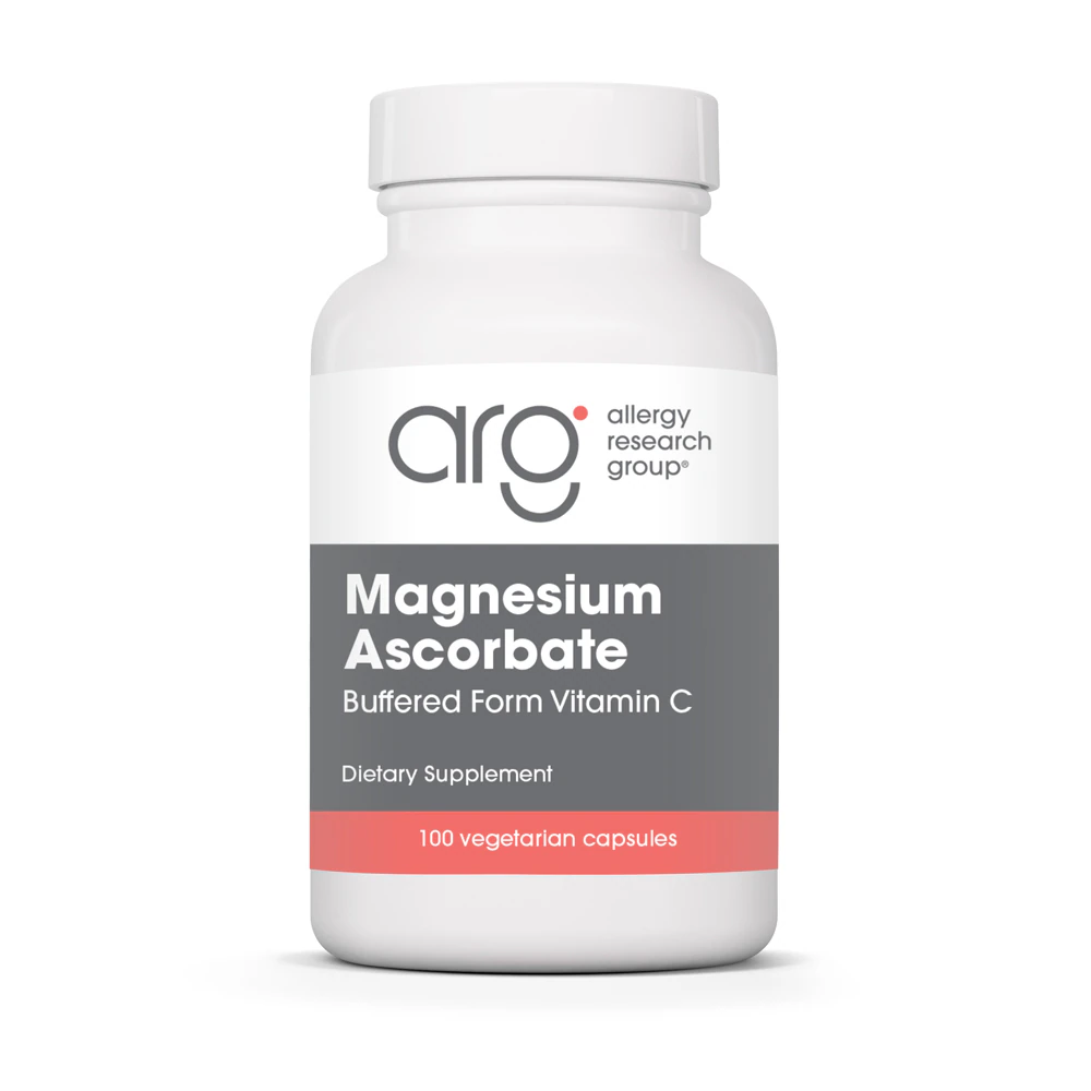 Allergy Research Group Magnesium Ascorbate -- 100 Capsules