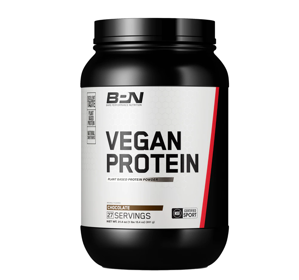 BPN Vegan Protein - NSF Certified for Sport - 27 Servings Chocolate -- 31.9 oz