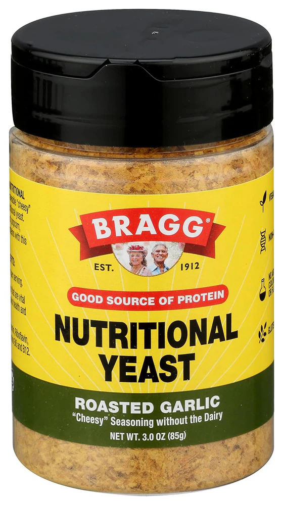 Bragg Non-GMO Nutritional Yeast Garlic -- 3 oz
