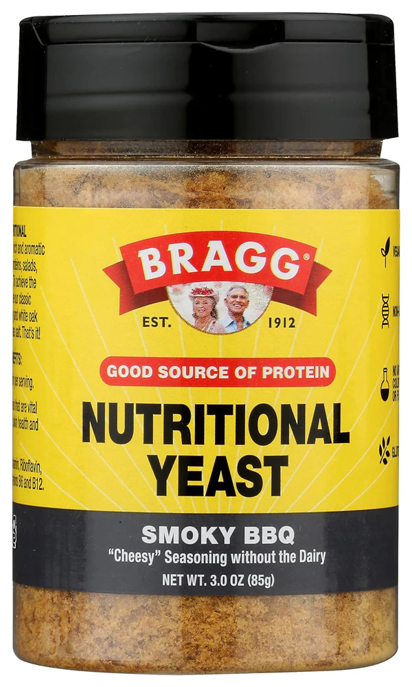 Bragg Non-GMO Nutritional Yeast Smoky BBQ -- 3 oz