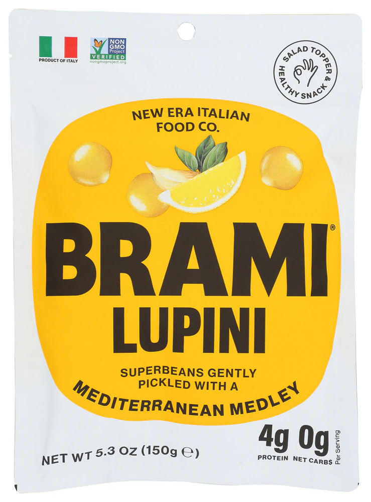Brami Mediterranean Medley Lupini Beans Snack Mediterranean Medley -- 5.3 oz