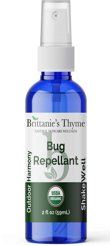 Brittanie's Thyme Organic Essential Oil Bug Repellent Citronella & Deet Free -- 2 fl oz