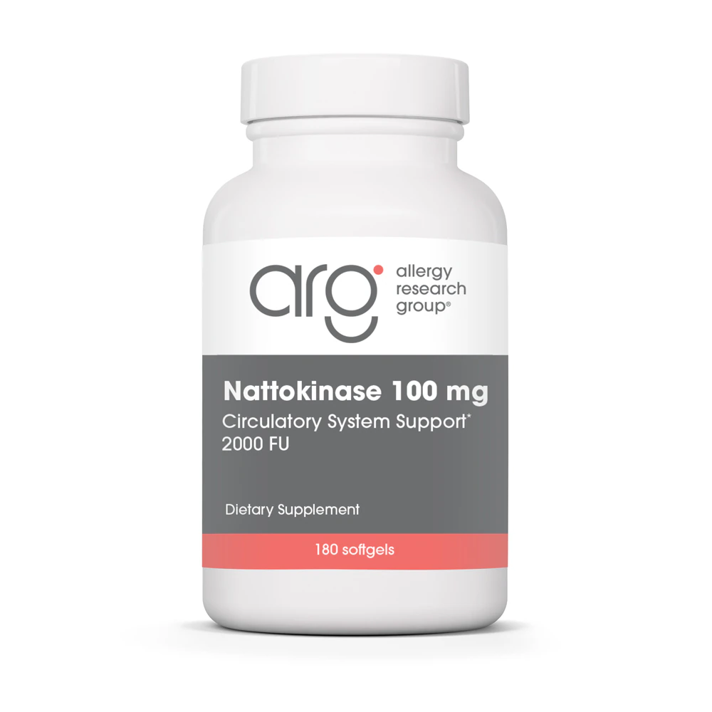 Allergy Research Group Nattokinase -- 100 mg - 180 Softgels