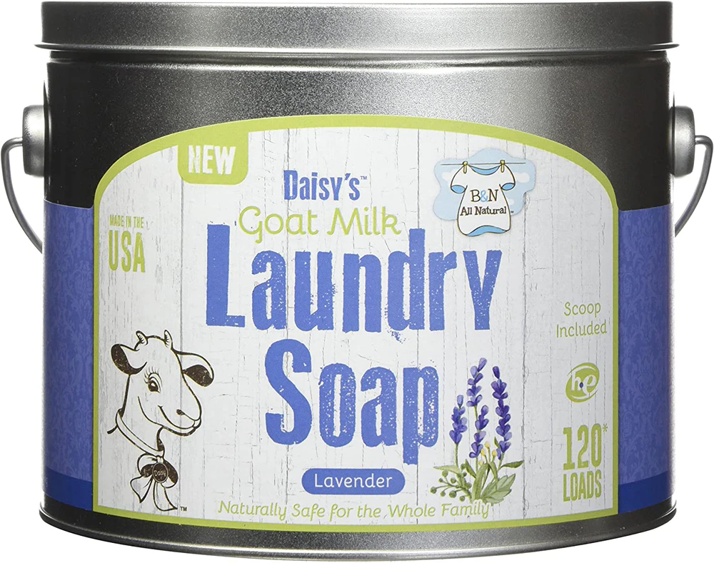 Brooke & Nora Daisy's Goat Milk HE Laundry Soap Powder Lavender -- 120 Loads