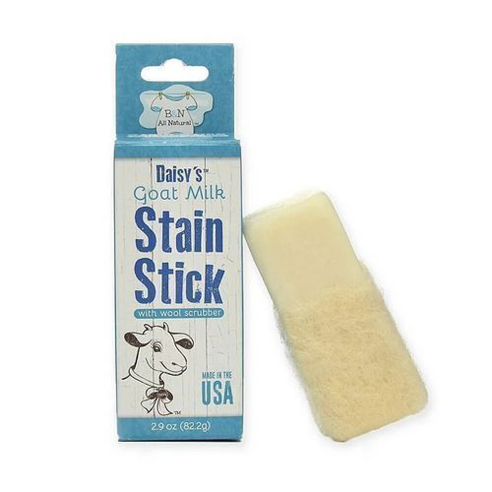 Brooke & Nora Goat Milk Stain Stick With Wool Scrubber -- 2.9 oz