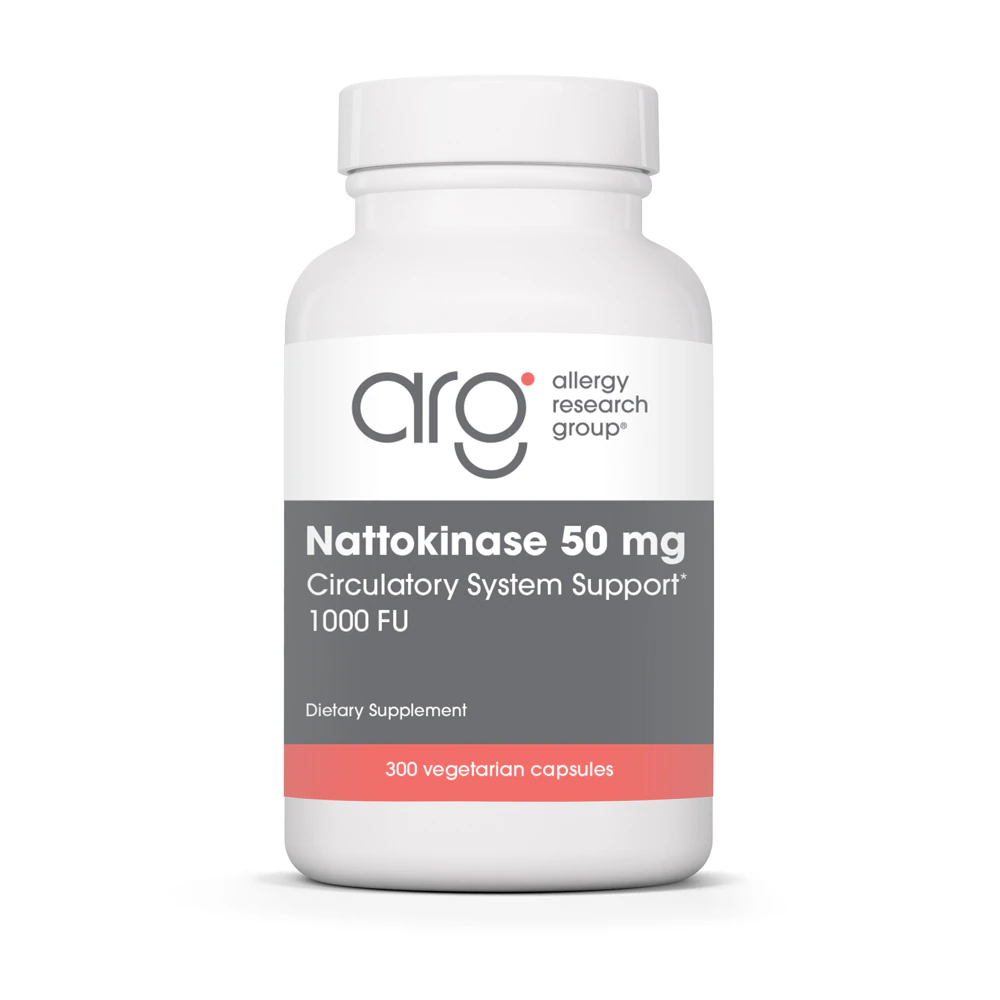 Allergy Research Group Nattokinase -- 50 mg - 300 Vegetarian Capsules