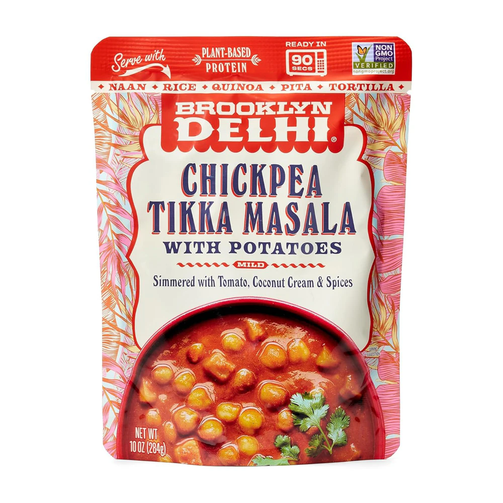 Brooklyn Delhi Vegan Non-GMO Chickpea Tikka Masala with Potatoes -- 10 oz