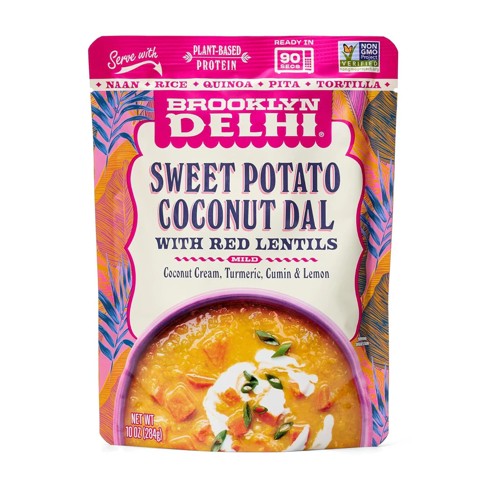 Brooklyn Delhi Vegan Non-GMO Sweet Potato Coconut Dal -- 10 oz