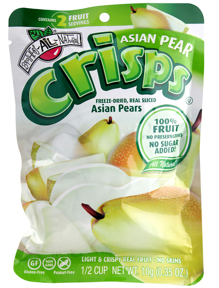 Brother's All Natural Non-GMO Fruit Crisps Asian Pear -- 0.35 oz