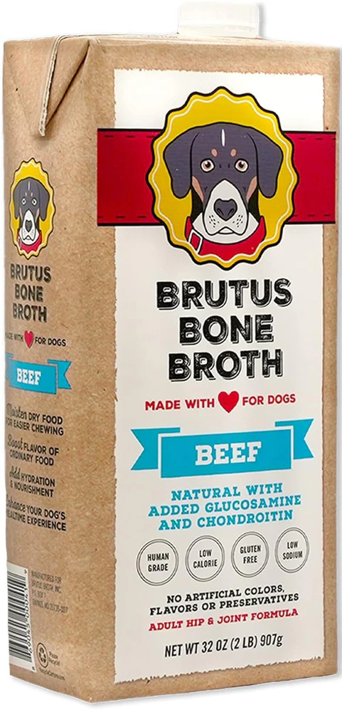 Brutus Bone Broth Dog Hip & Joint Formula Beef -- 32 fl oz
