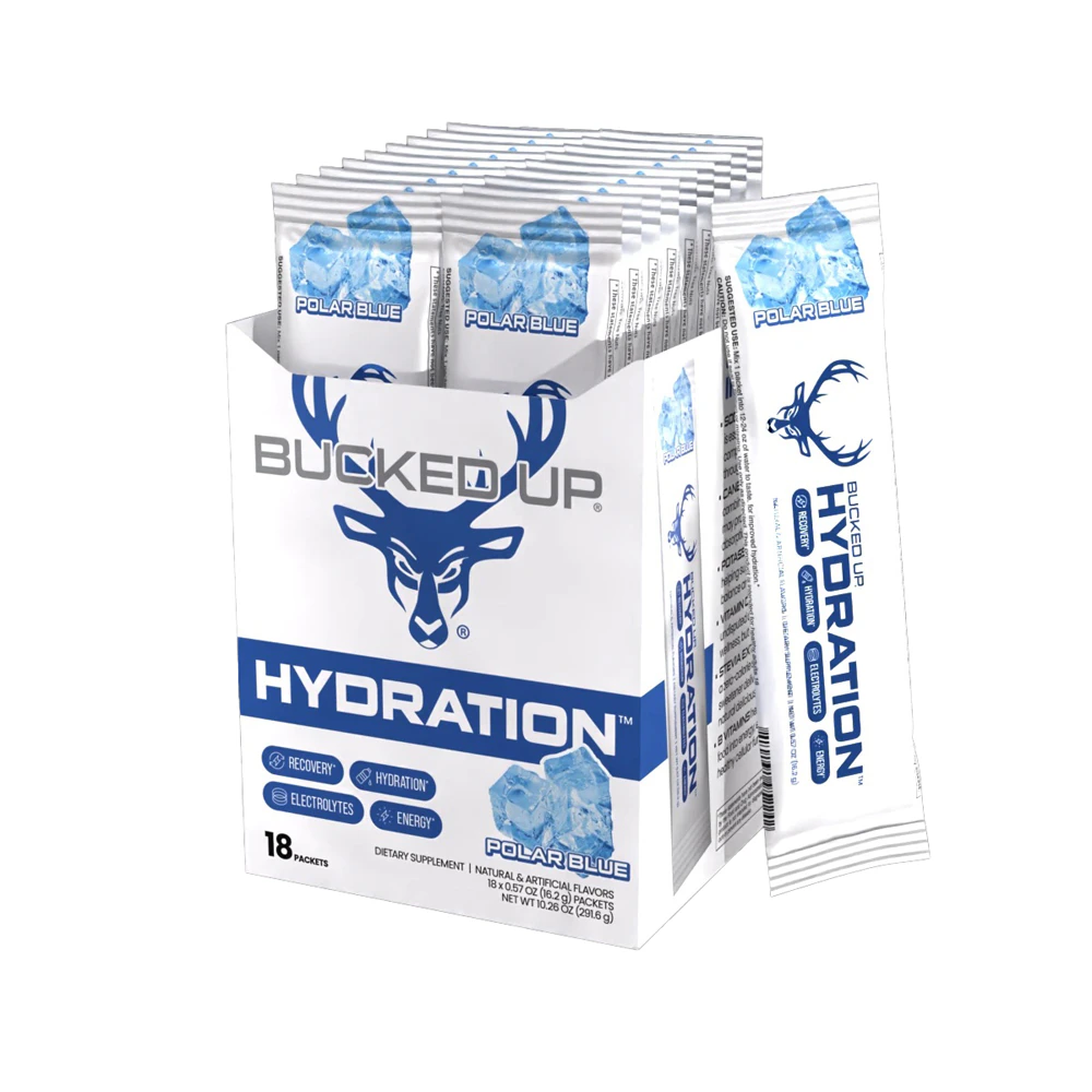 Bucked Up Hydration 2.0 Polar Blue -- 18 Packets
