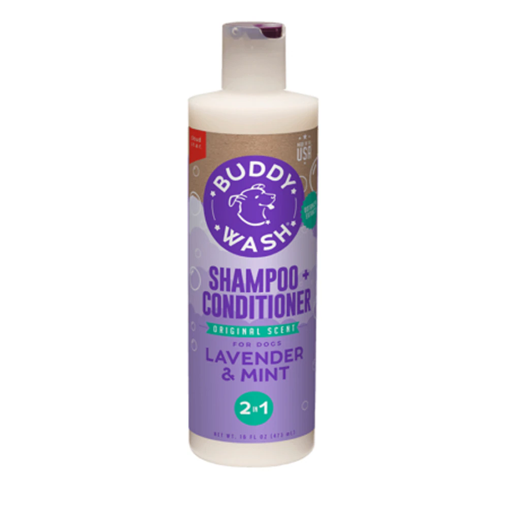 Buddy Wash Dog Shampoo + Conditioner Lavender and Mint -- 16 fl oz