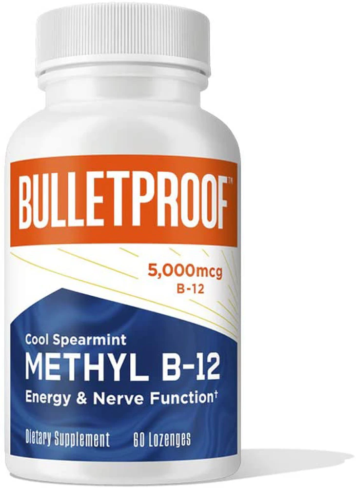 Bulletproof Methyl B-12 Lozenges Cool Spearmint -- 5000 mcg - 60 Lozenges