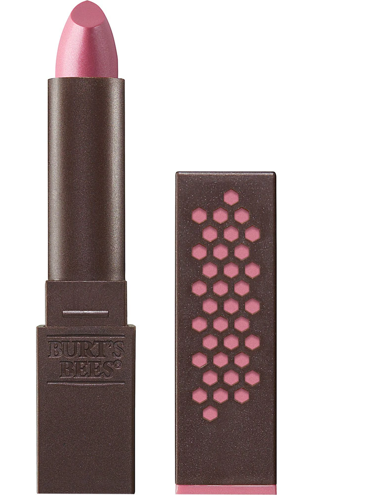Burt's Bees 100% Natural Glossy Lipstick Rose Falls -- 0.12 oz