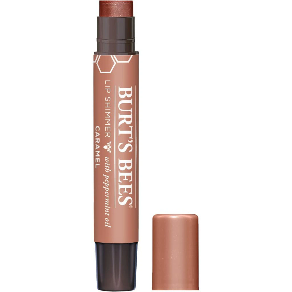 Burt's Bees 100% Natural Moisturizing Lip Shimmer Caramel -- 0.09 oz