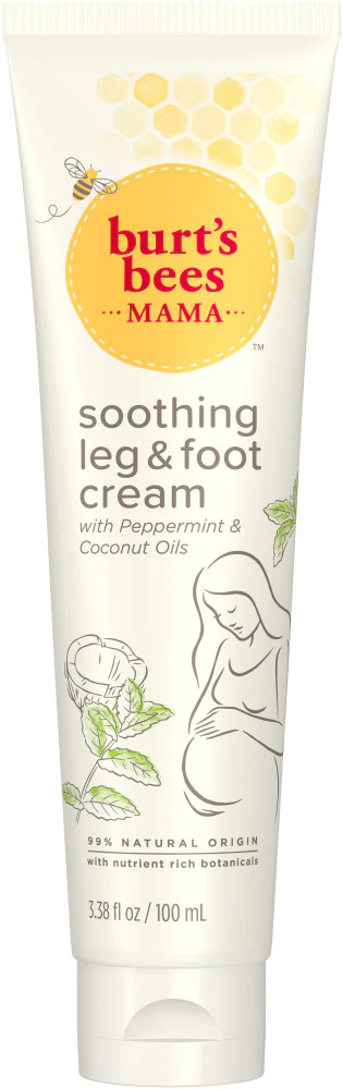Burt's Bees Baby Mama Bee Leg & Foot Creme with Peppermint Oil -- 3.38 oz