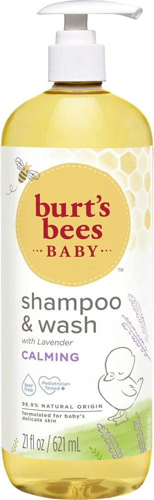 Burt's Bees Baby Shampoo & Wash Calming Lavender -- 21 fl oz