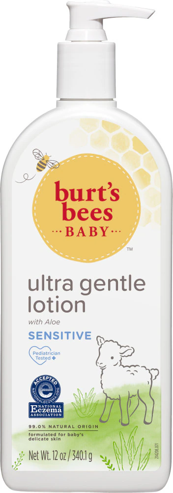 Burt's Bees Baby Ultra Gentle Lotion Sensitive Formula -- 12 oz