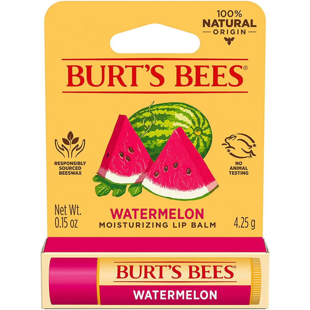 Burt's Bees Moisturizing Lip Balm Watermelon -- 0.15 oz
