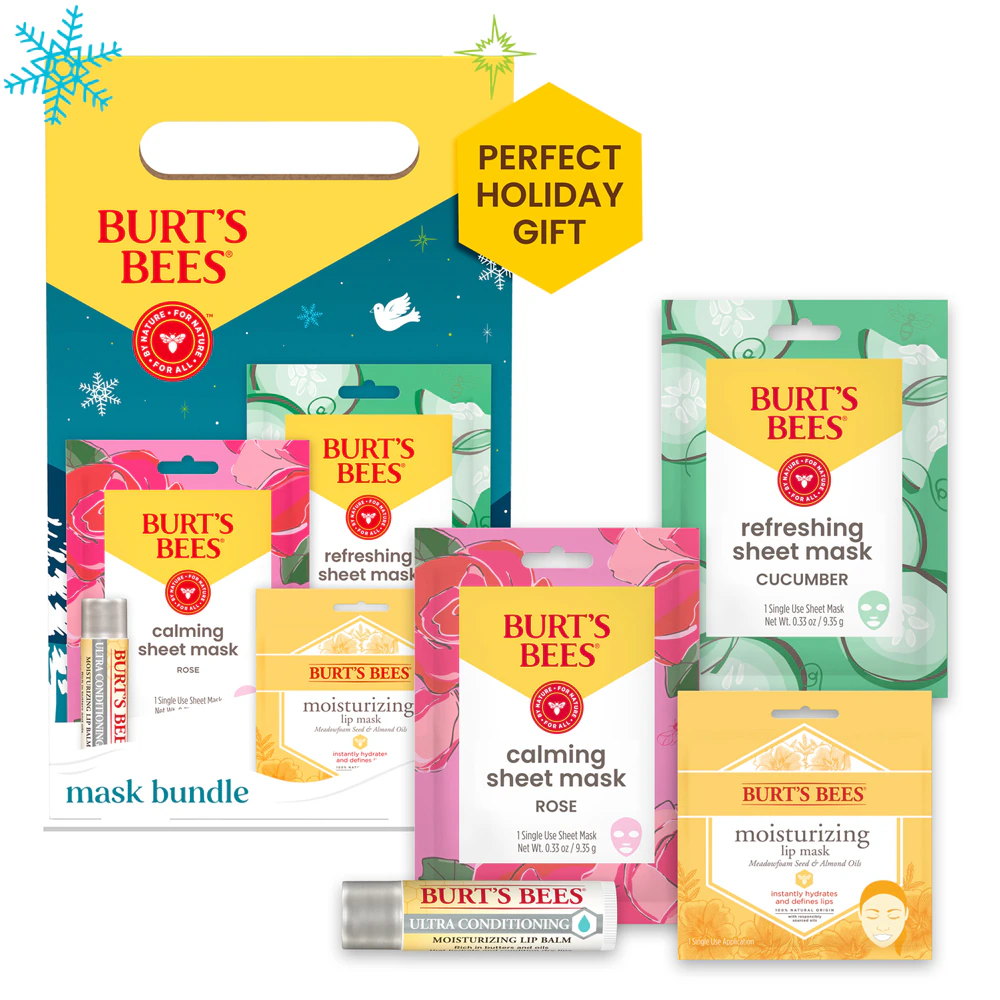 Burt's Bees Sheet Mask Gift Set -- 1 Set