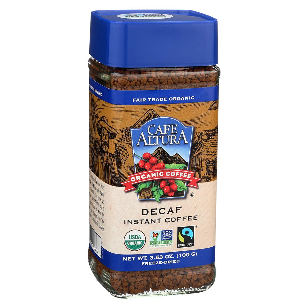 Cafe Altura Decaf Instant Coffee -- 3.53 oz