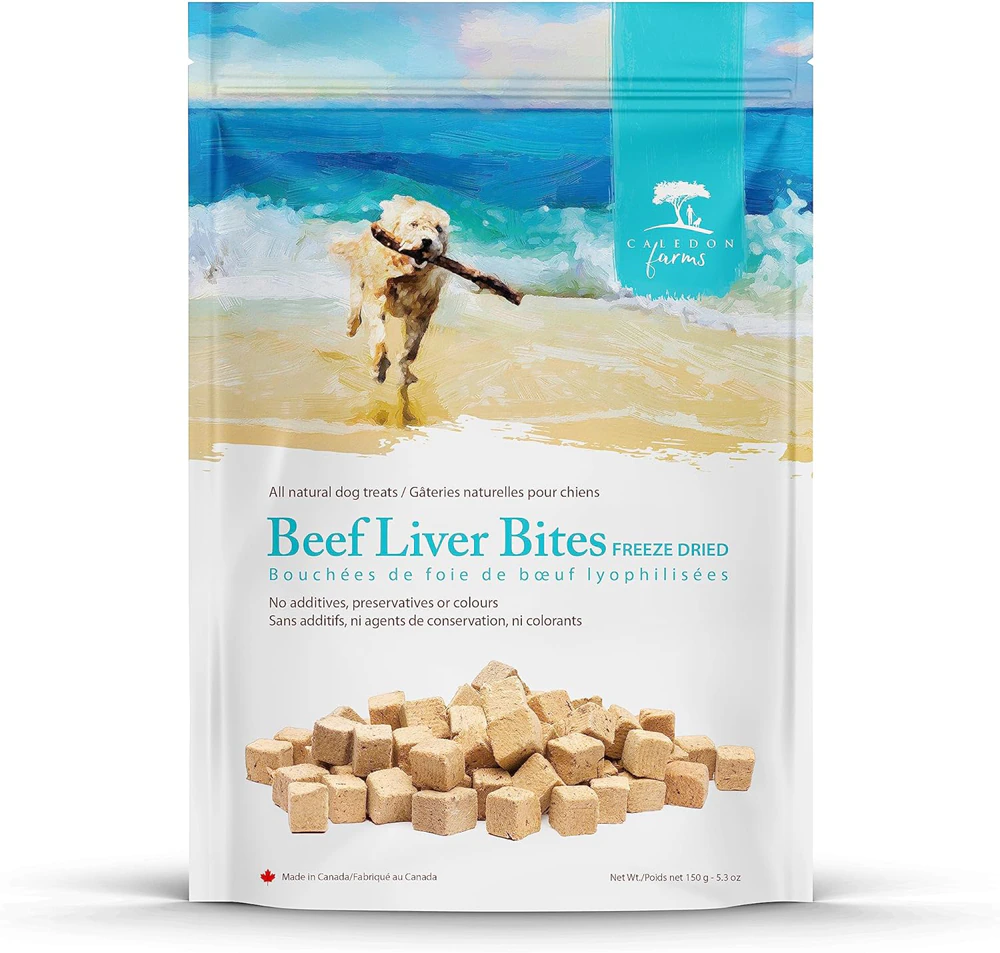 Caledon Farms Freeze-Dried Bites Dog Treats Beef Liver -- 5.3 oz