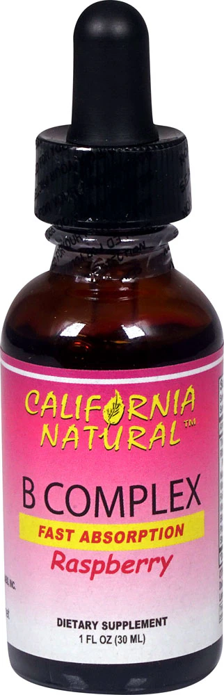 California Natural B Complex Raspberry -- 1 fl oz