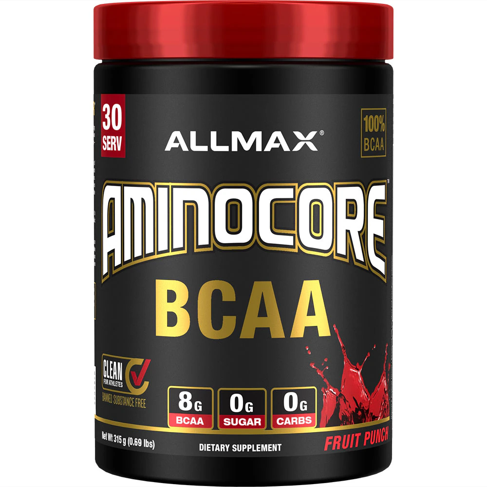 ALLMAX Nutrition Aminocore BCAA Fruit Punch -- 0.69 lbs