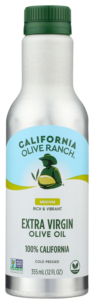 California Olive Ranch Extra Virgin Olive Oil 100% California - Aluminum Bottle -- 12 fl oz