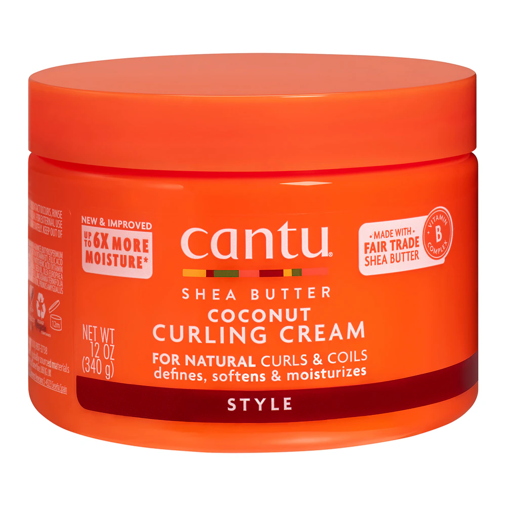 Cantu Shea Butter Natural Hair Coconut Curling Cream -- 12 oz