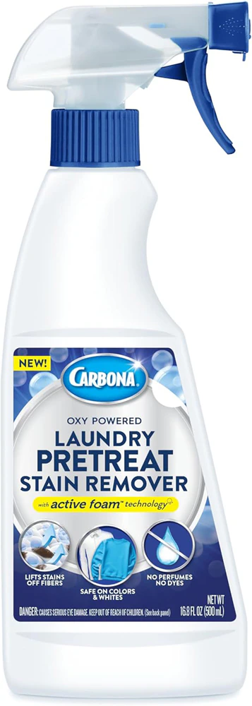 Carbona Laundry Pretreat Stain Remover Spray Unscented -- 16.8 fl oz