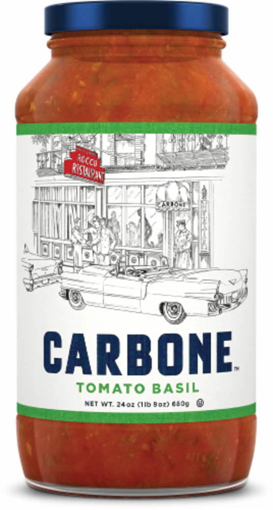 Carbone Pasta Sauce Tomato Basil -- 24 oz