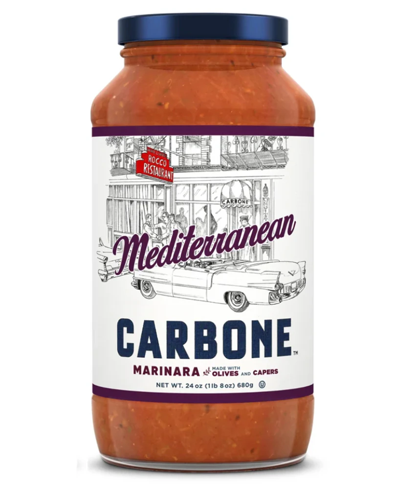 Carbone Pasta Sauce Mediterranean Marinara -- 24 oz