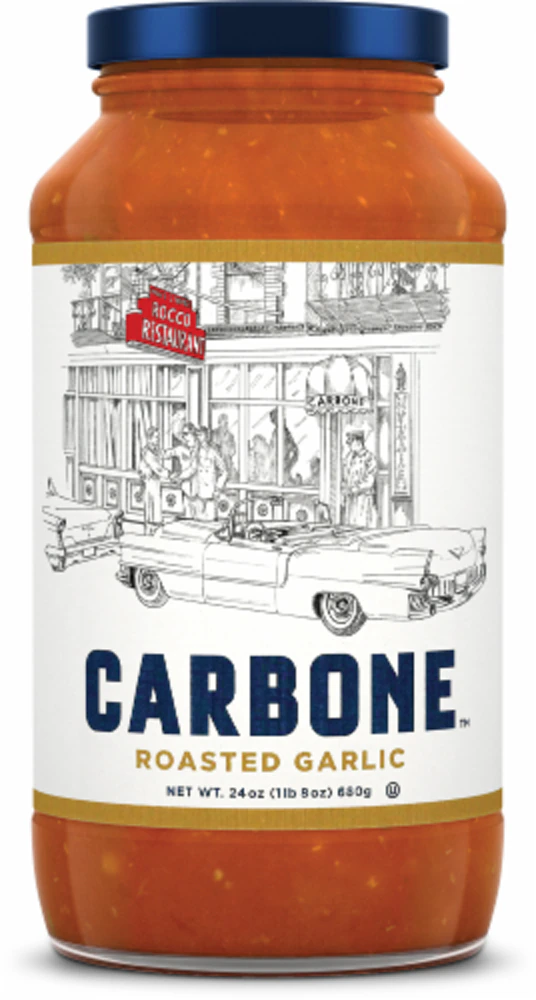 Carbone Pasta Sauce Roasted Garlic -- 24 oz