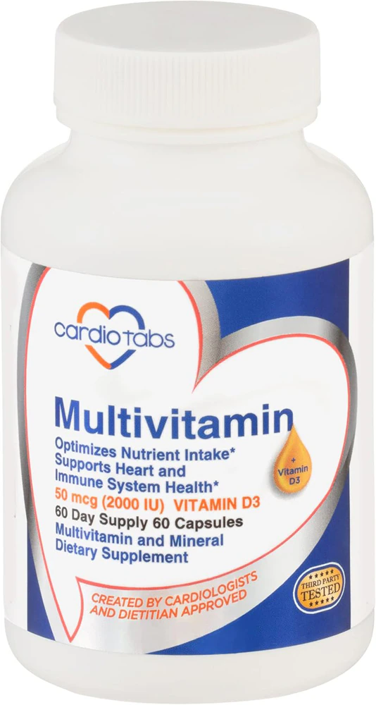 Cardiotabs Multivitamin -- 60 Capsules