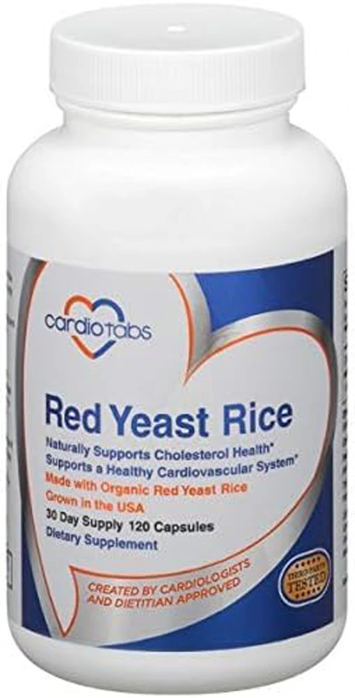 Cardiotabs Red Yeast Rice -- 120 Capsules
