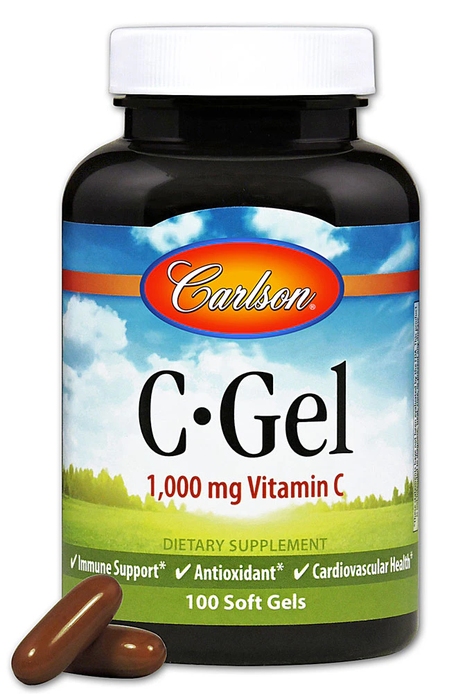 Carlson C-Gel Vitamin C -- 1000 mg - 100 Softgels