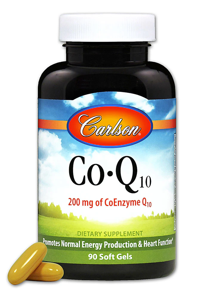 Carlson CoQ10 -- 200 mg - 90 Softgels