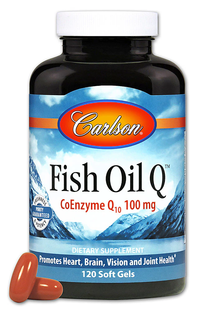 Carlson Fish Oil Q? -- 120 Softgel Capsules