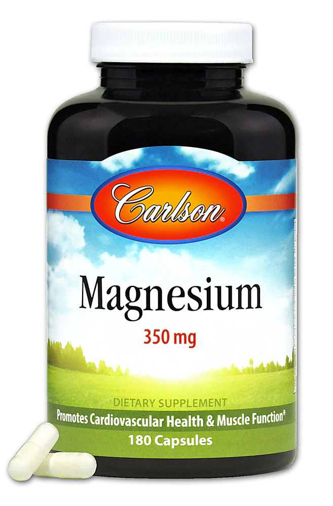 Carlson Magnesium -- 350 mg - 180 Capsules