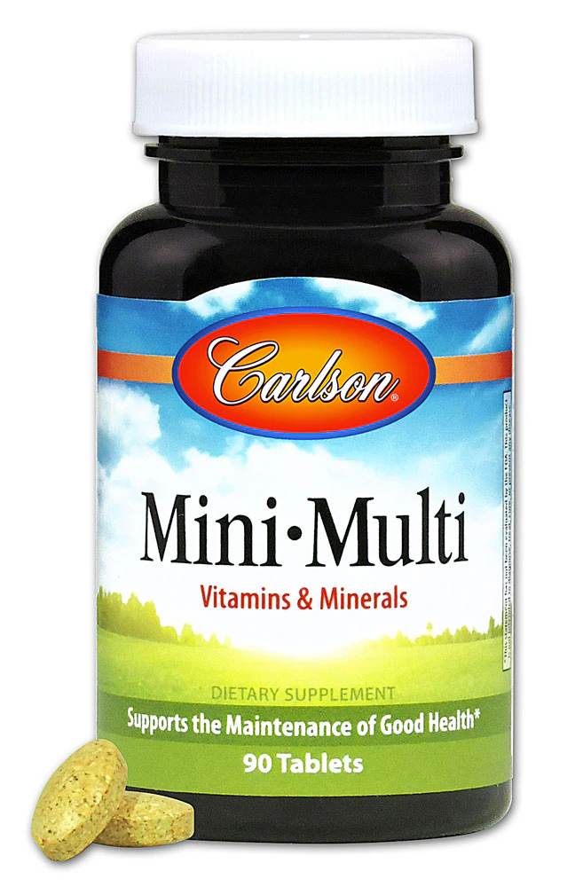 Carlson Mini-Multi Vitamins & Minerals -- 90 Tablets