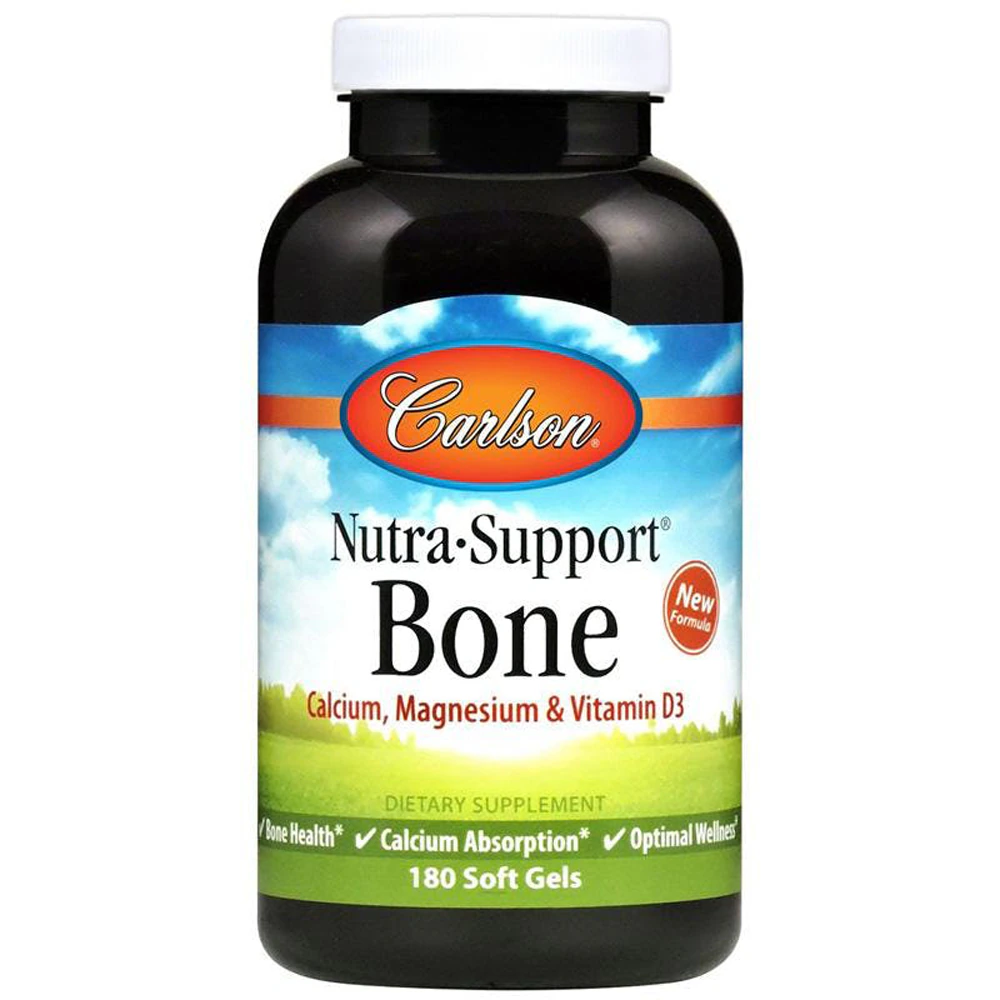 Carlson Nutra?Support Bone Dietary Supplement -- 180 Softgels